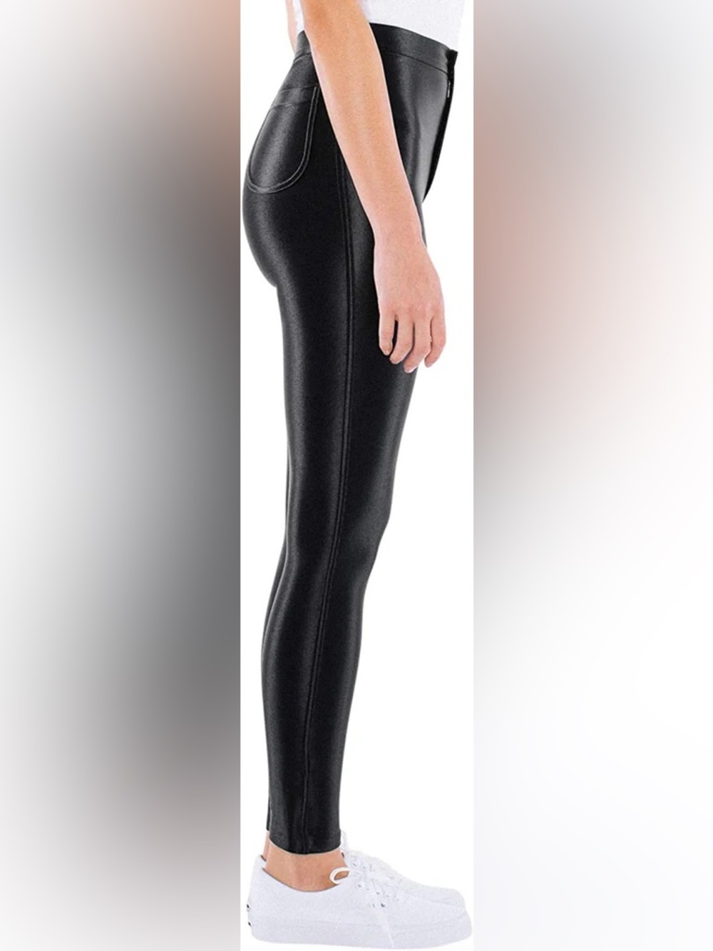 Black American apparel disco pants xs